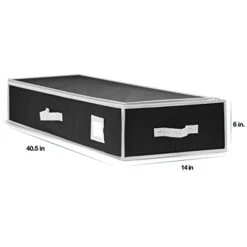 Gift Wrap Organizer, Christmas Wrapping Paper Storage Bag W/Useful Pockets For Xmas Accessories, Fits Upto 24 Rolls, Underbed Storage For Holiday Decorations, Large Capacity Storage Box, 1 Count (Pack Of 1) -Songmics Furniture Shop 313TgOOTjrL