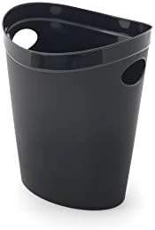 Addis 514805 Plastic Waste Paper Bathroom Bedroom Office Bin, 12 Litre, Lime Green 4 Addis 514805 Plastic Waste Paper Bathroom Bedroom Office Bin, 12 Litre, Lime Green - Image 4