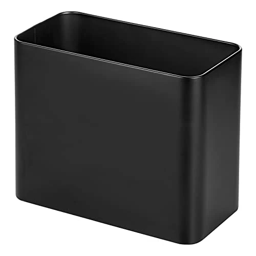 MDesign Deep Steel Floor Stand Toilet Paper Organizer, 4-Roll Tissue Storage Holder Container Bin For Bathroom, Fits Under Sink, Vanity, Shelf, In Cabinet, Or Corner, Mirri Collection - Matte Black 4 MDesign Deep Steel Floor Stand Toilet Paper Organizer, 4-Roll Tissue Storage Holder Container Bin For Bathroom, Fits Under Sink, Vanity, Shelf, In Cabinet, Or Corner, Mirri Collection - Matte Black - Image 4