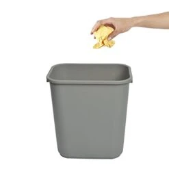 Janico 1037GY 10 Gallon Waste Basket,Grey -Songmics Furniture Shop 313zgb3dKUL