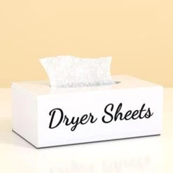 Farmhouse Dryer Sheet Holder, Carmanon Acrylic Dryer Sheet Dispenser Magnetic Laundry Fabric Softener Sheets Holder, Dryer Sheet Container Storage Box With Lid For Laundry Room Decor & Organization 14 Farmhouse Dryer Sheet Holder, Carmanon Acrylic Dryer Sheet Dispenser Magnetic Laundry Fabric Softener Sheets Holder, Dryer Sheet Container Storage Box With Lid For Laundry Room Decor & Organization -Songmics Furniture Shop 3147JsHwVML. AC 1