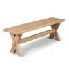 Home Styles Cambridge Dining Bench, Off White