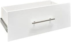 ClosetMaid SuiteSymphony Wood Drawer, Add On Accessory, Modern Style, For Storage, Closet Clothes, X 10” Size For 25 In. Units, Graphite Grey/Satin Nickel 12 ClosetMaid SuiteSymphony Wood Drawer, Add On Accessory, Modern Style, For Storage, Closet Clothes, X 10” Size For 25 In. Units, Graphite Grey/Satin Nickel -Songmics Furniture Shop 314fUX2AZwL. AC