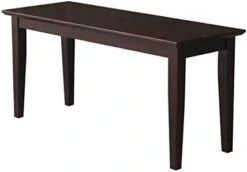 International Concepts Shaker Styled Bench RTA, Black -Songmics Furniture Shop 315QAalKF2L. AC