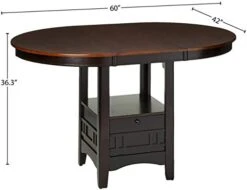 Coaster Home Furnishings Lavon 5-Piece Storage Counter Table Dining Set Tan And Espresso 7 Coaster Home Furnishings Lavon 5-Piece Storage Counter Table Dining Set Tan And Espresso -Songmics Furniture Shop 315QK7UorLL