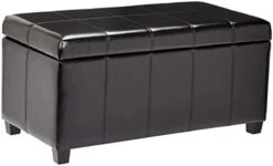 FIRST HILL FHW Marion Rectangular Storage Ottoman, Russet Brown -Songmics Furniture Shop 315R20k89CL. AC
