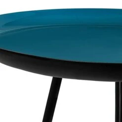 Kate And Laurel Laranya Modern Side Table, 15" X 15" X 22.5", Teal And Black, Chic Minimalist End Table -Songmics Furniture Shop 315ewFaOn4L