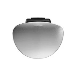 Simplehuman 10 Liter / 2.6 Gallon Small Semi-Round Bathroom Step Trash Can, Brushed Stainless Steel -Songmics Furniture Shop 315kBnlhu6L