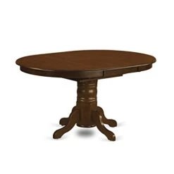 EAST WEST FURNITURE 7 Pc Kenley Dining Table With A 18 Inch Leaf And 6 Hard Wood Kitchen Chairs In Espresso . -Songmics Furniture Shop 315zwBCqmtL