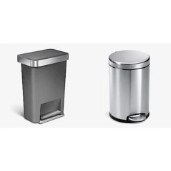 Simplehuman 45 Liter / 12 Gallon Rectangular Kitchen Step Trash Can With Soft-Close Lid, Black Plastic -Songmics Furniture Shop 316Fnx1PpfL