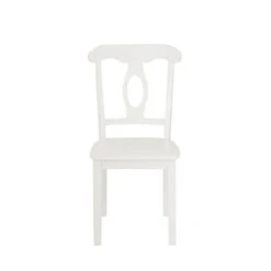 DOREL Living Aubrey 5 Piece Traditional Height Pedestal Dining Set, White -Songmics Furniture Shop 316KRO8J2OL