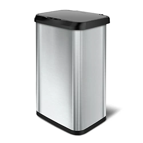 Glad Stainless Steel Step Trash Can With Clorox Odor Protection | Large Metal Kitchen Garbage Bin With Soft Close Lid, Foot Pedal And Waste Bag Roll Holder, 20 Gallon, Stainless 6 Glad Stainless Steel Step Trash Can With Clorox Odor Protection | Large Metal Kitchen Garbage Bin With Soft Close Lid, Foot Pedal And Waste Bag Roll Holder, 20 Gallon, Stainless - Image 6