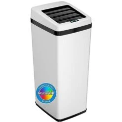 ITouchless 13 Gallon And 2.5 Gallon Automatic Touchless Sensor Kitchen Cans With Odor Control System, Stainless Steel, Includes 10 Premium Bags, CDZT02BG10 22 ITouchless 13 Gallon And 2.5 Gallon Automatic Touchless Sensor Kitchen Cans With Odor Control System, Stainless Steel, Includes 10 Premium Bags, CDZT02BG10 -Songmics Furniture Shop 316xKOJ9nuL