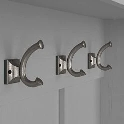 Bush Furniture Kathy Ireland® Home Woodland 24W Hall Tree And Small Shoe Bench With Shelves In Cape Cod Gray -Songmics Furniture Shop 3179iSkD1OL