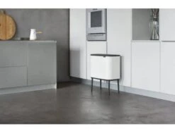 Brabantia Bo Trash Can - 1 X 9.5 Gal Inner Bucket (White) Waste/Recycling Garbage Can, Removable Compartment -Songmics Furniture Shop 317GIr12QzL