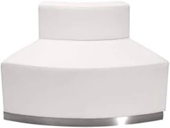 Flash Furniture HERCULES Alon Series Black LeatherSoft 24" Diameter Round Ottoman With Brushed Stainless Steel Base -Songmics Furniture Shop 317IPWVKjL. AC