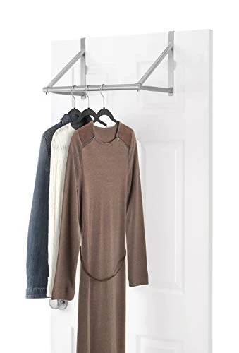 Whitmor Silver Door Closet Rod Metal Epoxy, 1.55 Lbs 2 Whitmor Silver Door Closet Rod Metal Epoxy, 1.55 Lbs - Image 2