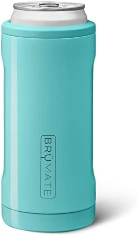 BrüMate Hopsulator Slim Can Cooler Insulated For 12oz Slim Cans | Skinny Can Coozie Insulated Stainless Steel Drink Holder For Hard Seltzer, Beer, Soda, And Energy Drinks (Glitter Mermaid) 10 BrüMate Hopsulator Slim Can Cooler Insulated For 12oz Slim Cans | Skinny Can Coozie Insulated Stainless Steel Drink Holder For Hard Seltzer, Beer, Soda, And Energy Drinks (Glitter Mermaid) - Image 10