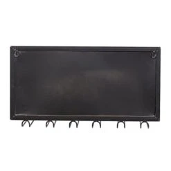 Deco 79 Vintage Metal Wall Wine Rack, 25"W X 14"H, Black -Songmics Furniture Shop 318TpLIFu0L