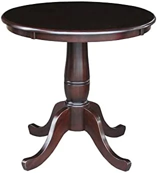 International Concepts 30-Inch Round By 30-Inch Round Top Ped Table, Rich Mocha 14 International Concepts 30-Inch Round By 30-Inch Round Top Ped Table, Rich Mocha - Image 14