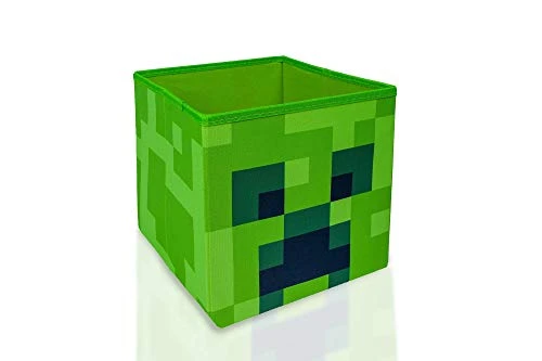 Minecraft Creeper Storage Cube Organizer | Minecraft Storage Cube | Creeper From Minecraft Cubbies Storage Cubes | Organization Cubes | 10-Inch Square Bin 1 Minecraft Creeper Storage Cube Organizer | Minecraft Storage Cube | Creeper From Minecraft Cubbies Storage Cubes | Organization Cubes | 10-Inch Square Bin