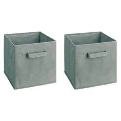 ClosetMaid 58657 Cubeicals Fabric Drawer, Gray (Pack Of 2)