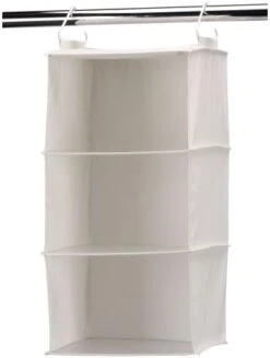 Household Essentials 311390 Hanging Shoe Storage Organizer For Closets -20 Pocket - Natural Canvas -Songmics Furniture Shop 319fTntMhxL. AC