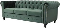 DRNCURN Chesterfield Sofa With Nail-Head For Living Room Office Sofa Set Modern Fabric Sofa Accent Tufted Chairs For Living Room 22 DRNCURN Chesterfield Sofa With Nail-Head For Living Room Office Sofa Set Modern Fabric Sofa Accent Tufted Chairs For Living Room -Songmics Furniture Shop 319gKfywpUL. AC