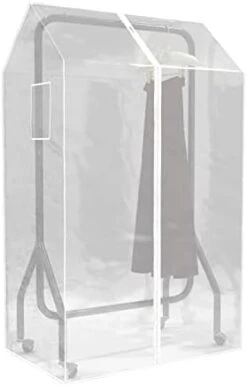HANGERWORLD 6ft Clothes Garment Rack Cover For Open Closet Clear Showerproof COVER ONLY (72"x24") 15 HANGERWORLD 6ft Clothes Garment Rack Cover For Open Closet Clear Showerproof COVER ONLY (72"x24") -Songmics Furniture Shop 319mwoa6tTL. AC