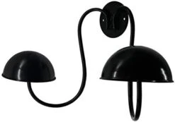 Owlgift Modern Metal Wall Mounted Entryway Retail Hat Rack/Wig Display Stand W/ 2 Circular Hat Hooks, Black 12 Owlgift Modern Metal Wall Mounted Entryway Retail Hat Rack/Wig Display Stand W/ 2 Circular Hat Hooks, Black -Songmics Furniture Shop 319skSofLbL. AC