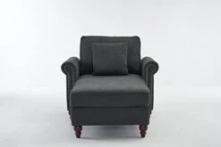 Springfavor Chaise Lounge Indoor 28.5" Width Chaise Lounger Chair Living Room Chair With Nailhead Trim Upholstered Recliner Lounge Sleeper Sofa -Songmics Furniture Shop 31ALJnaZV5L