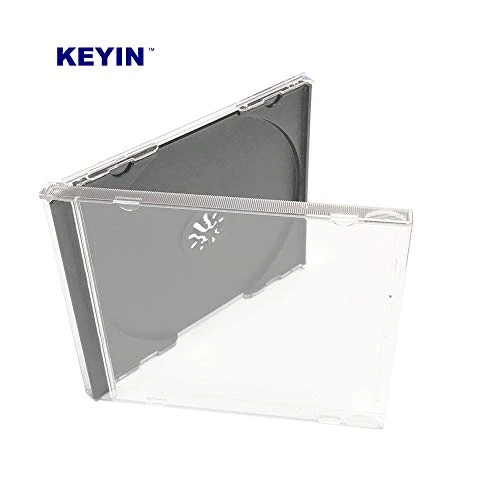 KEYIN Standard Black CD Jewel Case - Premium, 50 Pack 3 KEYIN Standard Black CD Jewel Case - Premium, 50 Pack - Image 3