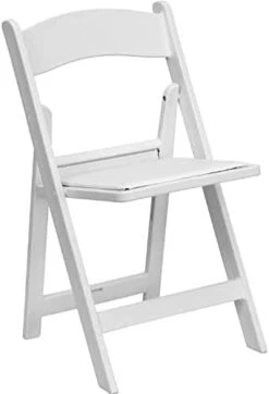 Flash Furniture 2 Pack HERCULES Series 1000 Lb. Capacity White Resin Folding Chair With Slatted Seat -Songmics Furniture Shop 31Az982oAHL. AC