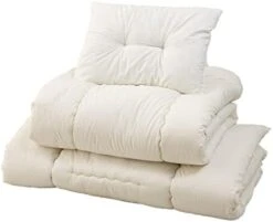 EMOOR Space-Saving Japanese Futon Set (Futon Mattress, Comforter & Pillow) Compact-Twin, Made In Japan, Foldable Floor Sleeping Mattress Shikibuton Tatami Mat Camp Guest-Use -Songmics Furniture Shop 31B ZkreRzL. AC