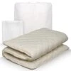 Kuya Japanese Futon Floor Mattress For Adults & Kids - Premium Japanese Shikibuton Cotton Sleep Mat With Luxurious Fitted Sheet & Portable Storage/Travel Bag - 100% Cotton Japanese Twin Bed (39x75in)