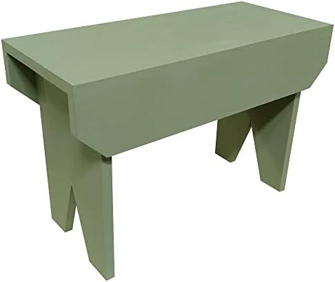 2 Ft Wood Bench Long (Solid Cottage White) 13 2 Ft Wood Bench Long (Solid Cottage White) - Image 13