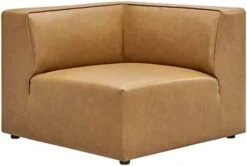 Modway Mingle Vegan Leather Sectional Sofa Corner Chair, Gray -Songmics Furniture Shop 31BeevAuYpL. AC