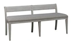 Liberty Furniture INDUSTRIES Farmhouse Reimagined Uph Bench (RTA), Antique White