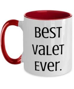 GENERIC Best Valet Ever. Valet Two Tone 11oz Mug, Best Valet Gifts, Cup For Coworkers From Coworkers, Valentines Day Mug, Two Tone Coffee Mug, Ceramic Valentines Mug, Oz Ceramic Mug, Valet Love Two Tone 11 Oz
