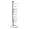 Display Fixture For Hats Silver Hat Rack Metal 8 Pockets