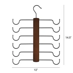 Mkono Tank Top Hanger Set Of 2 Bra Hangers For Closet Organizer Space Saving Sports Bra Holder Organizer For 12 Bras Storage Wooden 360° Rotating Hanger For Tank Tops, Bras, Camisoles, Swimsuit -Songmics Furniture Shop 31DSafIMa5L