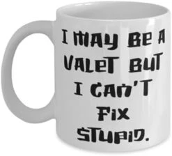 GENERIC Valet Gifts For Men Women, I May Be A Valet But I Can't Fix Stupid, Special Valet 11oz 15oz Mug, Cup From Friends, Funny Valet Mug, Oz Or 15oz Mug Size, Gift For Valet, Valet Gift Ideas, Unique Gifts -Songmics Furniture Shop 31DTmYLoD9L. AC