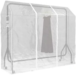 HANGERWORLD 6ft Clothes Garment Rack Cover For Open Closet Clear Showerproof COVER ONLY (72"x24") 17 HANGERWORLD 6ft Clothes Garment Rack Cover For Open Closet Clear Showerproof COVER ONLY (72"x24") -Songmics Furniture Shop 31DhnAWW8qL. AC