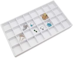 The Display Guys - Stackable Jewelry Organizer And Display Tray - For Drawers, Dressers, Store, Businesses (15 Compartments, Black Burlap) 27 The Display Guys - Stackable Jewelry Organizer And Display Tray - For Drawers, Dressers, Store, Businesses (15 Compartments, Black Burlap) -Songmics Furniture Shop 31Dy5g4fFnL. AC