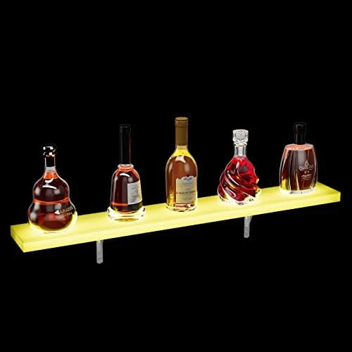 Oarlike LED Liquor Bottle Display Shelf 32 Inch Acrylic Lighted Bar Shelf With RF Remote Controller For Home Commercial Bar Floating Wall Mounted Display Shelves¡ 7 Oarlike LED Liquor Bottle Display Shelf 32 Inch Acrylic Lighted Bar Shelf With RF Remote Controller For Home Commercial Bar Floating Wall Mounted Display Shelves¡ - Image 7