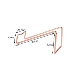 Ibnotuiy Set Of 2 Metal Tabletop Single Bottle Wine Rack Minimalist Wine Holder (Silver) -Songmics Furniture Shop 31ELwDnRxWL