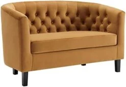 Modway Prospect Performance Velvet Loveseat, Cognac 12 Modway Prospect Performance Velvet Loveseat, Cognac -Songmics Furniture Shop 31ESE65zvFL. AC