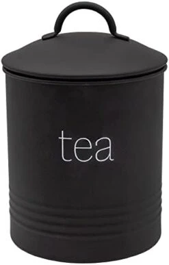 AuldHome Farmhouse Enamelware Straw Holder (White); Rustic Metal Straw Storage Canister -Songmics Furniture Shop 31ETDJ76YwL. AC