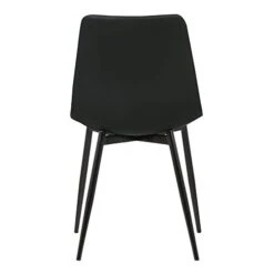 Armen Living Monte Dining Chair In Black Faux Leather And Black Powder Coat Finish,LCMOCHBLACK, Black 13 Armen Living Monte Dining Chair In Black Faux Leather And Black Powder Coat Finish,LCMOCHBLACK, Black -Songmics Furniture Shop 31Em9EC30jL