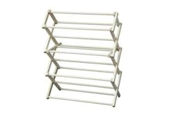 Peaceful Classics Wooden Laundry Rack - Amish Handmade Wooden Clothes Drying Rack - Foldable Drying Rack For Towel, Blanket, Linen Household Essentials - For Indoor Or Outdoor Use (38" X 30" X 13")